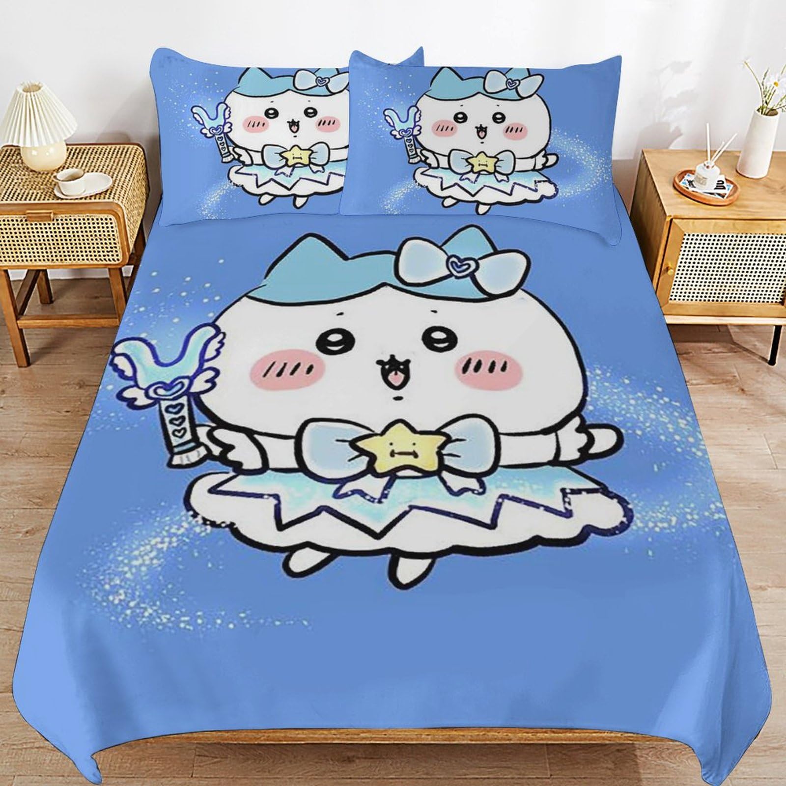 ちいかわ 敷ふとんカバー 3枚セット Amazon｜スリーピースベッド ちいかわ ズンベッドカバー